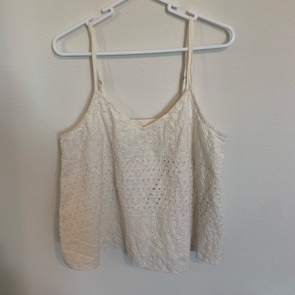 Hollister crochet/lace tank top